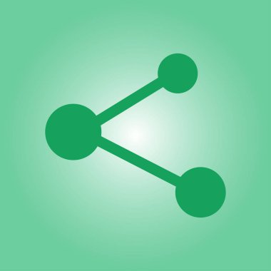 Pay işareti kutsal kişilerin resmi. Düz tasarım stili.