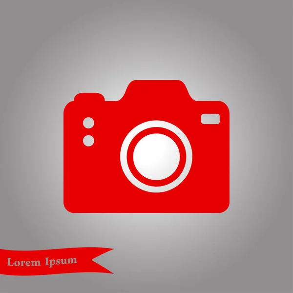 카메라 Dslr 카메라 아이콘 디지털 카메라 디자인 — 스톡 벡터