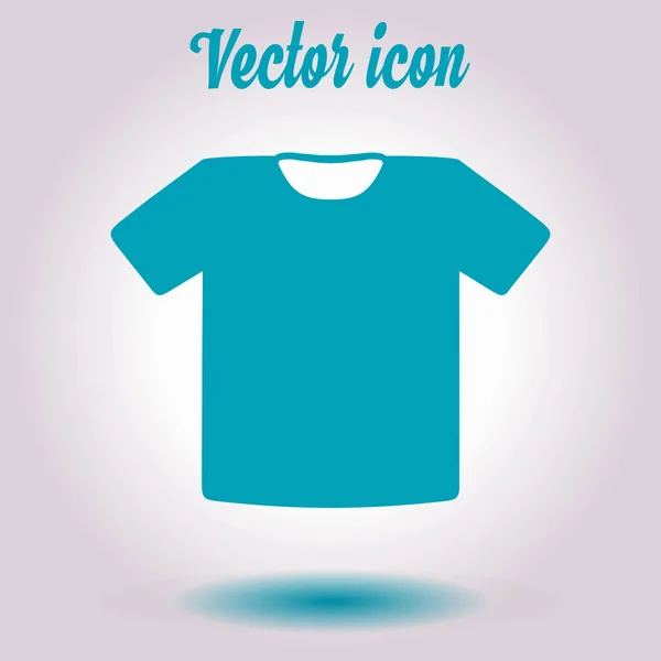 Ícone Sinal Shirt Símbolo Roupa Estilo Design Plano — Vetor de Stock