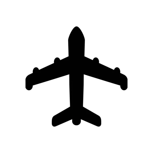 Flugzeug Symbol Reisesimbol Flugzeug Vom Unteren Schild — Stockvektor