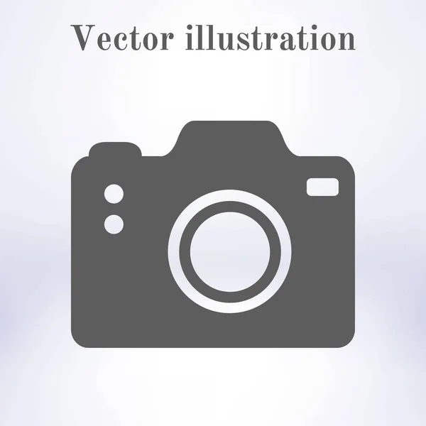 写真カメラのシンボル デジタル一眼レフカメラのサインアイコン デジタルカメラ — ストックベクタ