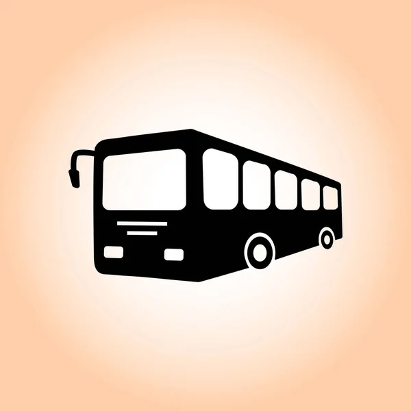 Εικονίδιο Υπογραφή Λεωφορείο Σύμβολο Μέσα Μαζικής Μεταφοράς — Διανυσματικό Αρχείο