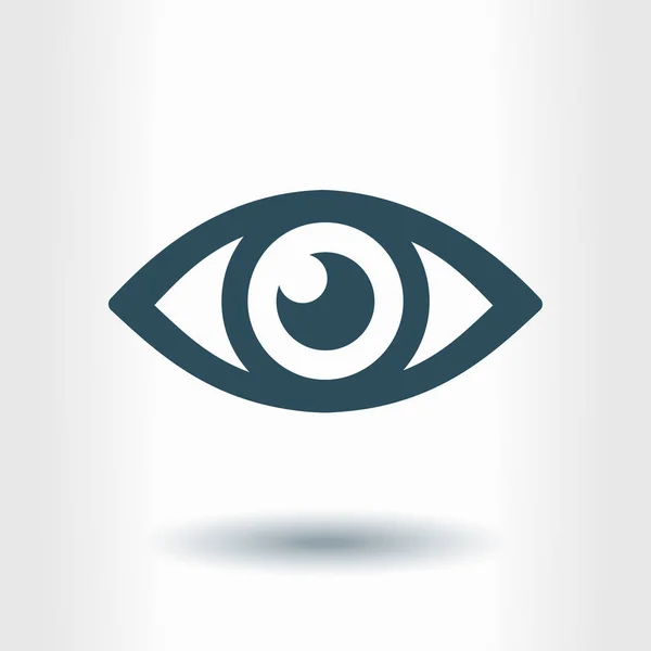 Augensymbol Flacher Designstil — Stockvektor