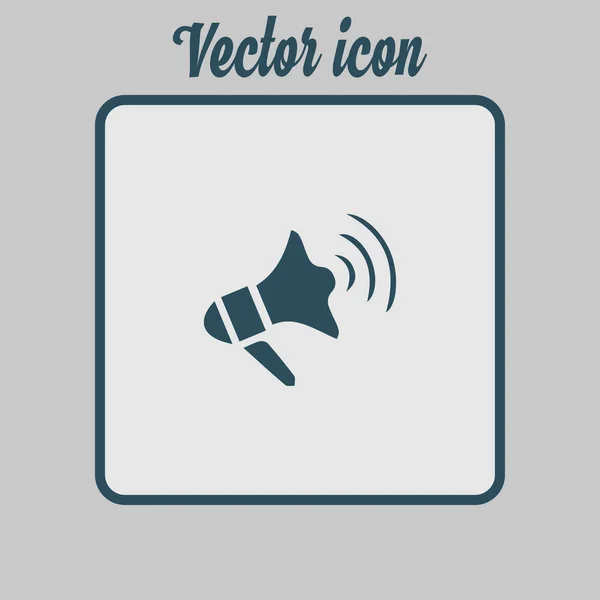 Megafone Logo Ícone Símbolo Altifalante — Vetor de Stock