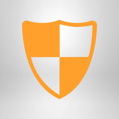 Kalkan kutsal kişilerin resmi. Koruma kavramı. 