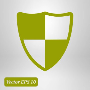 Kalkan kutsal kişilerin resmi. Koruma kavramı. 