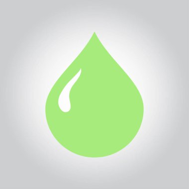 Kan damlası ikonu. Vektör illüstrasyonu