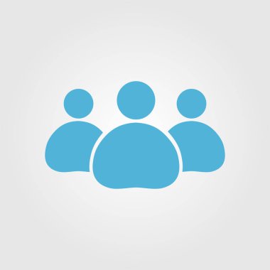 Takım iş simgesi. Ofis çalışanları ve iş takım.