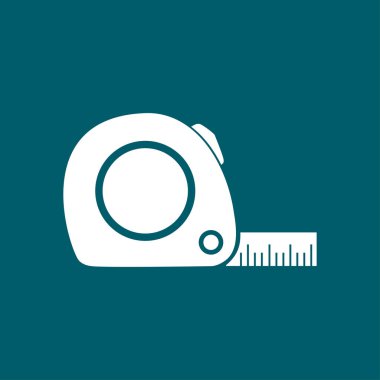  Mezura simgesi. Rulet inşaat erkek.