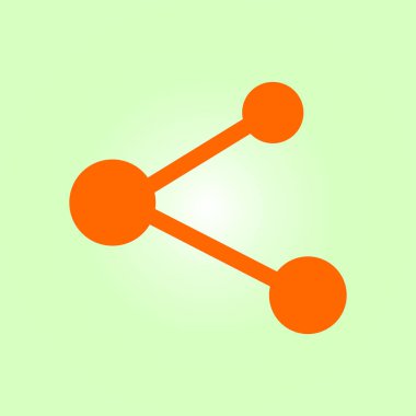 Pay işareti kutsal kişilerin resmi. Düz tasarım stili.