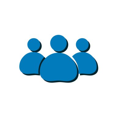 Takım iş simgesi. Ofis çalışanları ve iş takım.