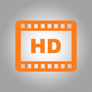 video simgesi. düz tasarım stili. vektör eps 10.