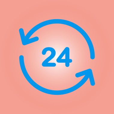 Saat saat etrafında bir gün simgesini açın..