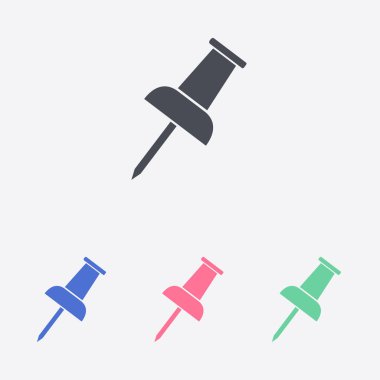 PIN işareti simgesi itmek.