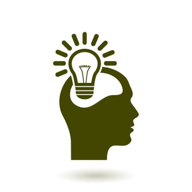 Yaratıcı fikirler ampul kavramı. Fikirler simgesi.