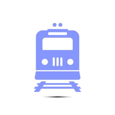 Tren simgesi. Metro erkek. Tren istasyonu işareti.