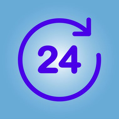 Saat saat etrafında bir gün simgesini açın..