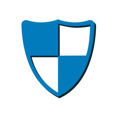 Kalkan kutsal kişilerin resmi. Koruma kavramı. 