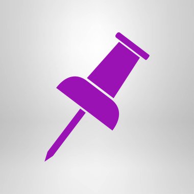  PIN simgesi itmek. Vektör Eps 10. 