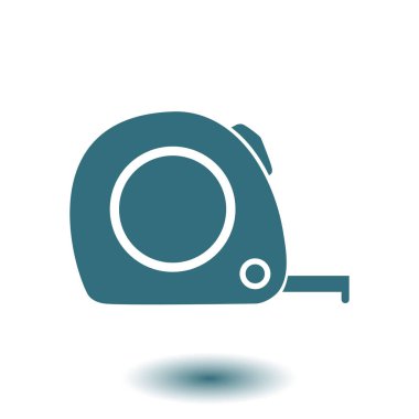  Mezura simgesi. Rulet inşaat erkek.