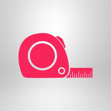  Mezura simgesi. Rulet inşaat erkek.