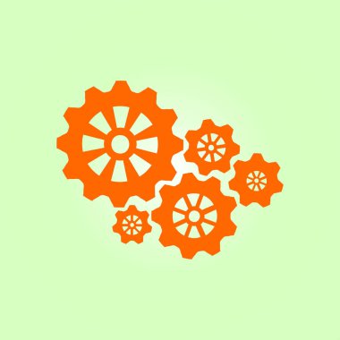 Simge vites. Düz stil. 