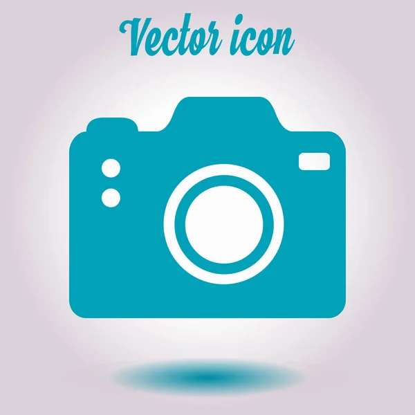 Simbolo Cámara Fotográfica Icono Signo Cámara Dslr Cámara Digital Estilo — Vector de stock