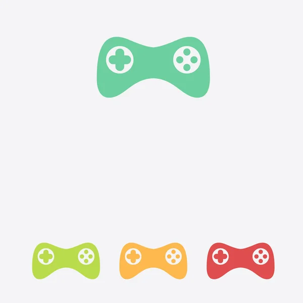 Gamepad Icon Vector Flat Design Style Joypad Symbol — Stock Vector