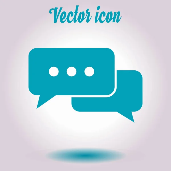 Icon Dialog Vector Illustration — Stock Vector