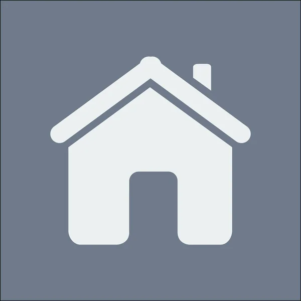 フラット スタイルのベクトル ホーム アイコン — ストックベクタ