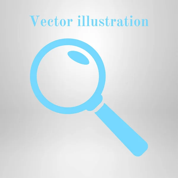 Icono Loupe Botón Búsqueda Lupa — Archivo Imágenes Vectoriales