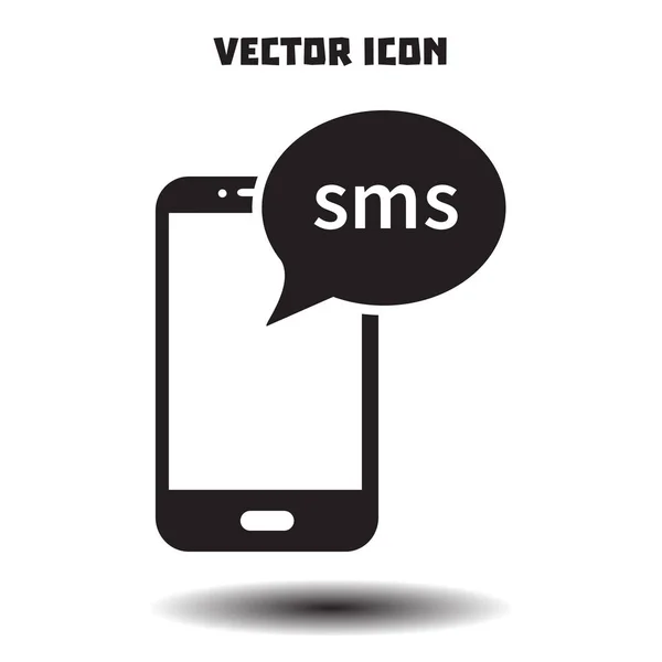 Smartphone Mail Oder Sms Symbol Mobiles Postschild Simbol — Stockvektor