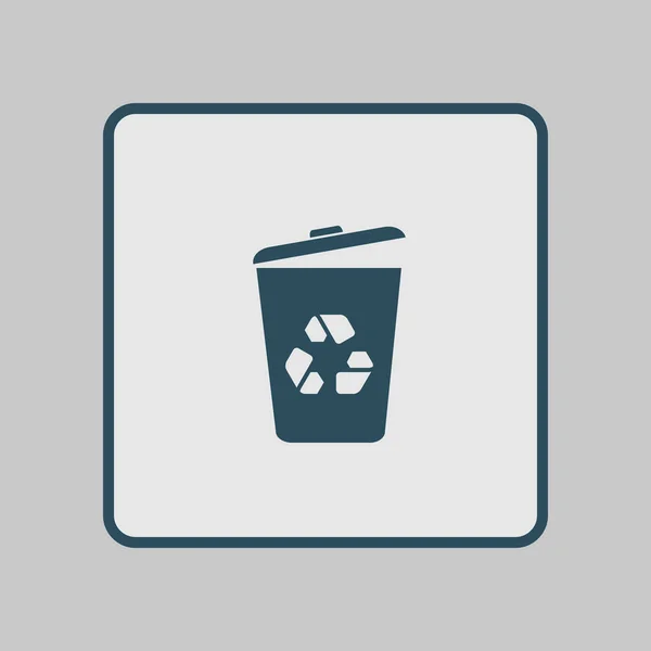 Çöp Kutusu Simgesini Vektör Eps10 Çizim — Stok Vektör