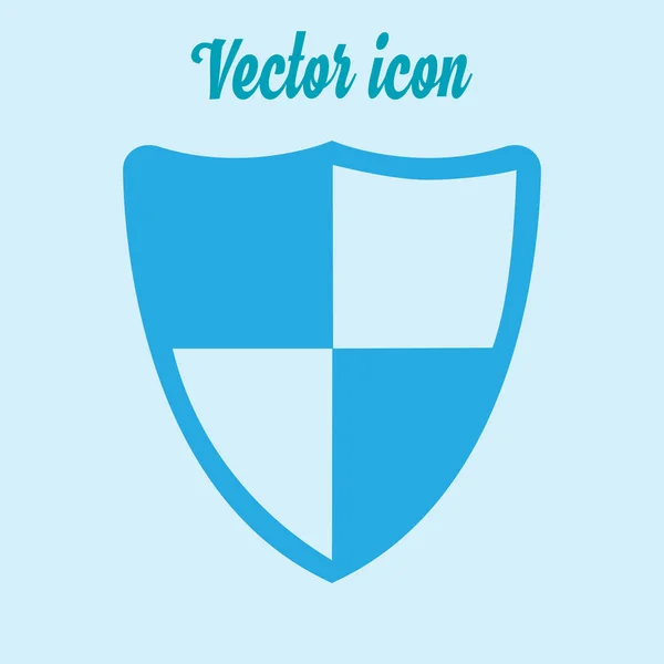 Icône Bouclier Concept Protection — Image vectorielle