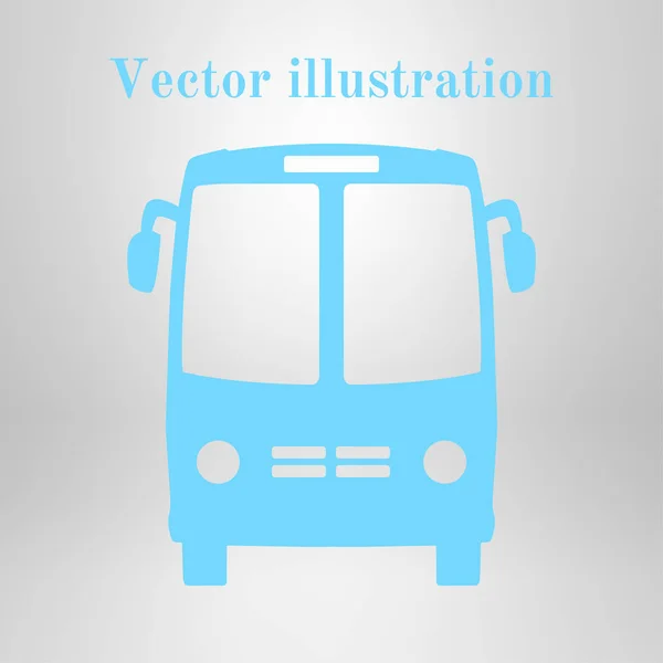 Icono Del Autobús Símbolo Autobús Escolar — Vector de stock