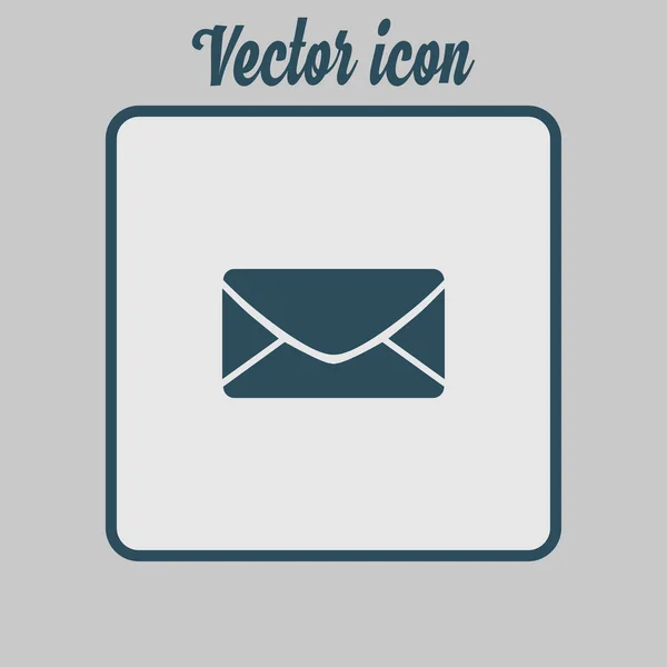 Flaches Symbol Des Letter Mail Symbols — Stockvektor