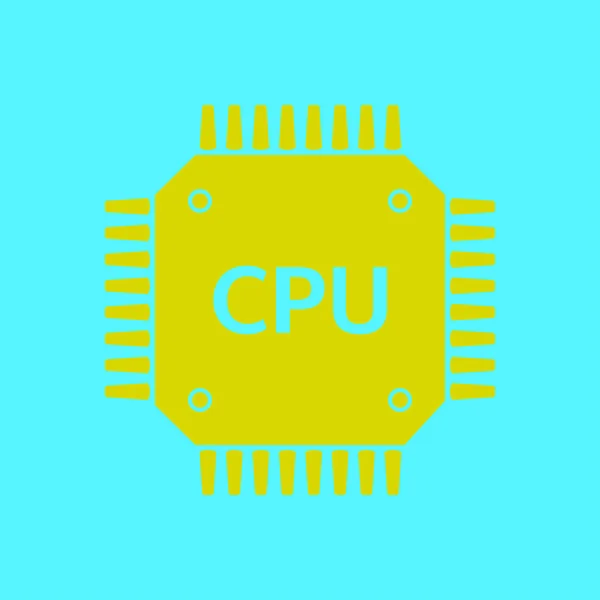 Icona Del Circuito Stampato Schema Tecnologico Simbolo Quadrato Stile Design — Vettoriale Stock