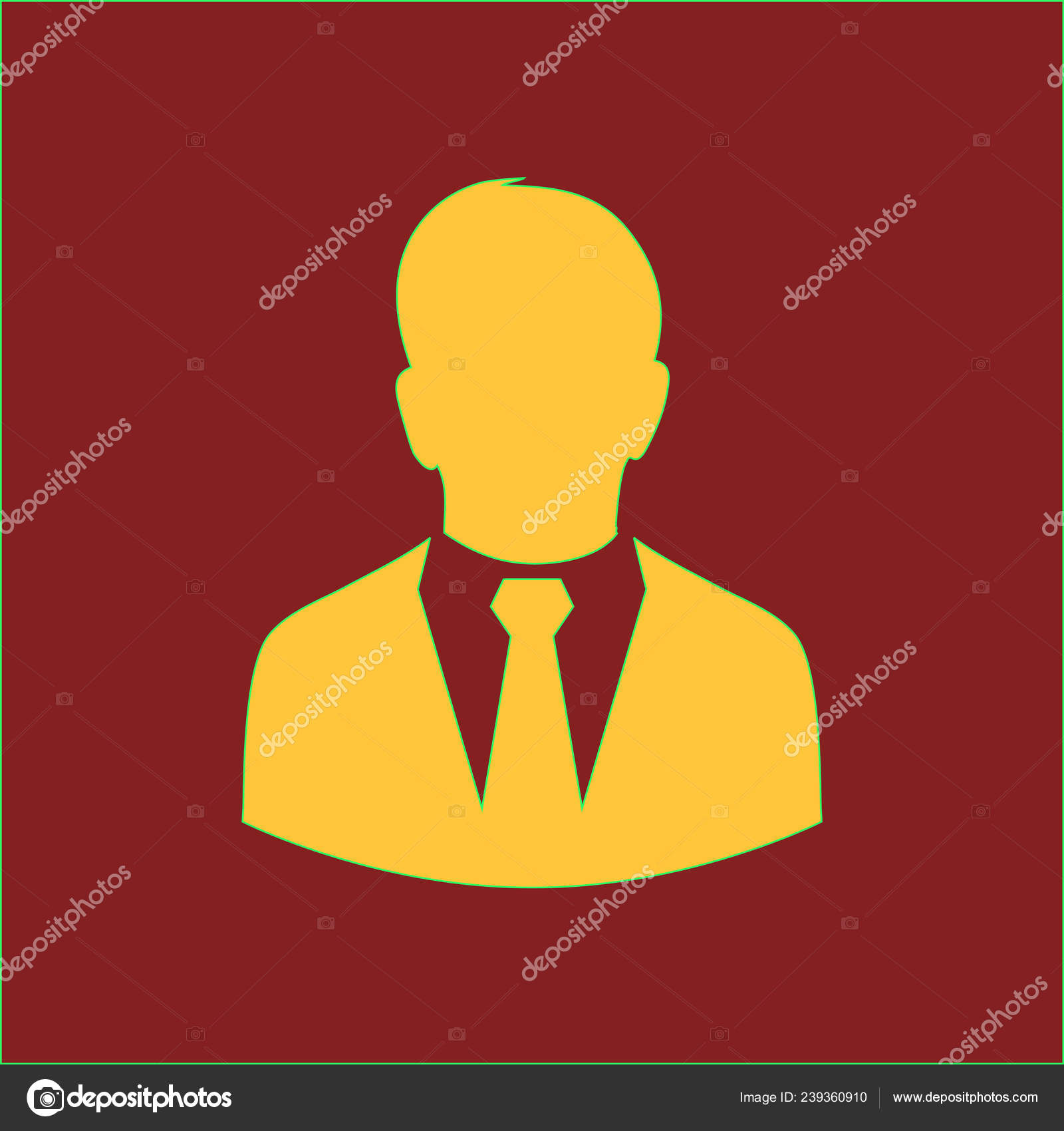 User Icon Man Business Suit \u2014 Stock Vector © arhimicrostok