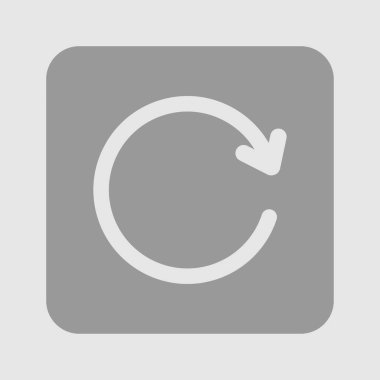 Ciircular ok işareti simge vektör.