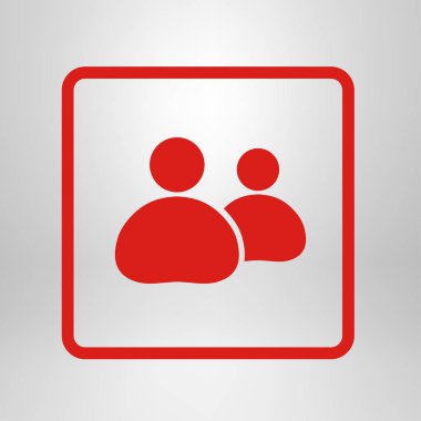 Kişi ya da sosyal işareti simgesi. 