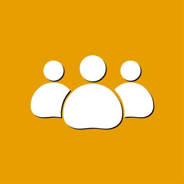 Takım iş simgesi. Ofis çalışanları ve iş takım.