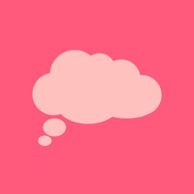 Düz Icon.Vector Eps 10 sohbet. 