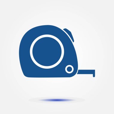  Mezura simgesi. Rulet inşaat erkek.