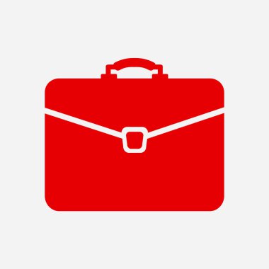 Evrak çantası ikonu, vektör illüstrasyonu. düz tasarım biçimi 