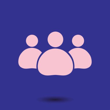 Takım iş simgesi. Ofis çalışanları ve iş takım.