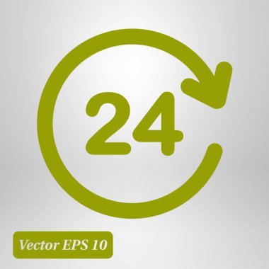 Saat saat etrafında bir gün simgesini açın..