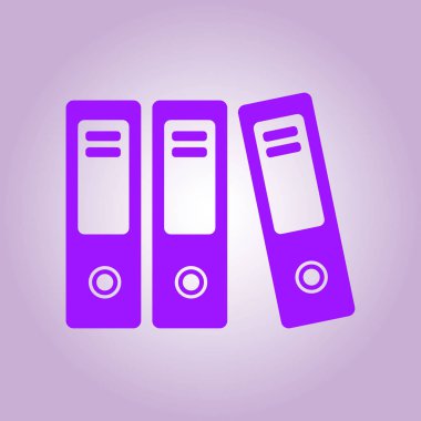 Evrak ve belgeler Office klasörler. Arşiv klasör simgesi. 