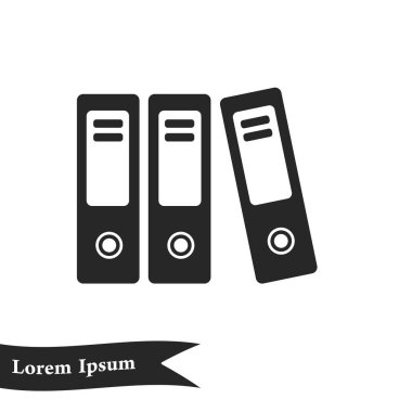 Evrak ve belgeler Office klasörler. Arşiv klasör simgesi. 