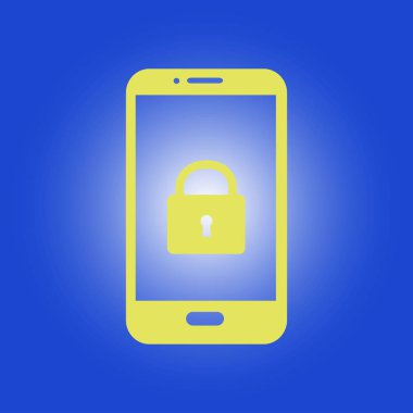 İnternet güvenliği konsepti ikonu. Tanımlama ve koruma simgesi.