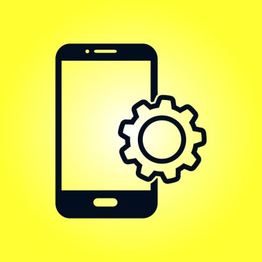 Akıllı telefon hizmetleri simgesi.